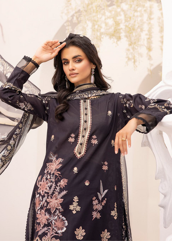 ZARTAJ DIGITAL PRINT EMBROIDERED D-555