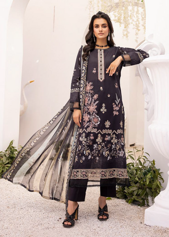ZARTAJ DIGITAL PRINT EMBROIDERED D-555