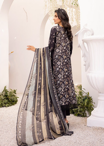 ZARTAJ DIGITAL PRINT EMBROIDERED D-555
