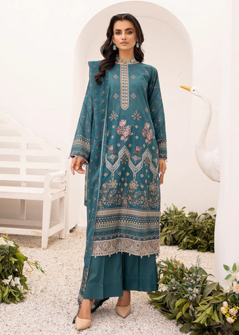 ZARTAJ DIGITAL PRINT EMBROIDERED D-556