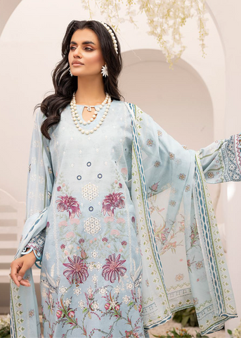 ZARTAJ DIGITAL PRINT EMBROIDERED D-557