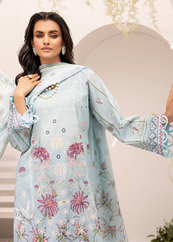 ZARTAJ DIGITAL PRINT EMBROIDERED D-557
