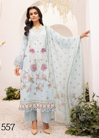 ZARTAJ DIGITAL PRINT EMBROIDERED D-557