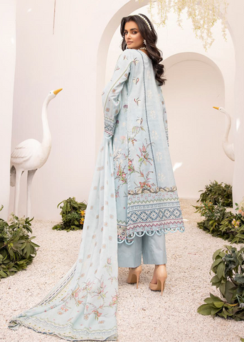 ZARTAJ DIGITAL PRINT EMBROIDERED D-557