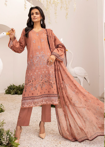 ZARTAJ DIGITAL PRINT EMBROIDERED D-559