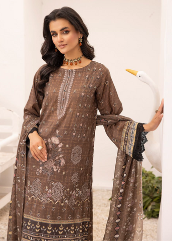 ZARTAJ DIGITAL PRINT EMBROIDERED D-560