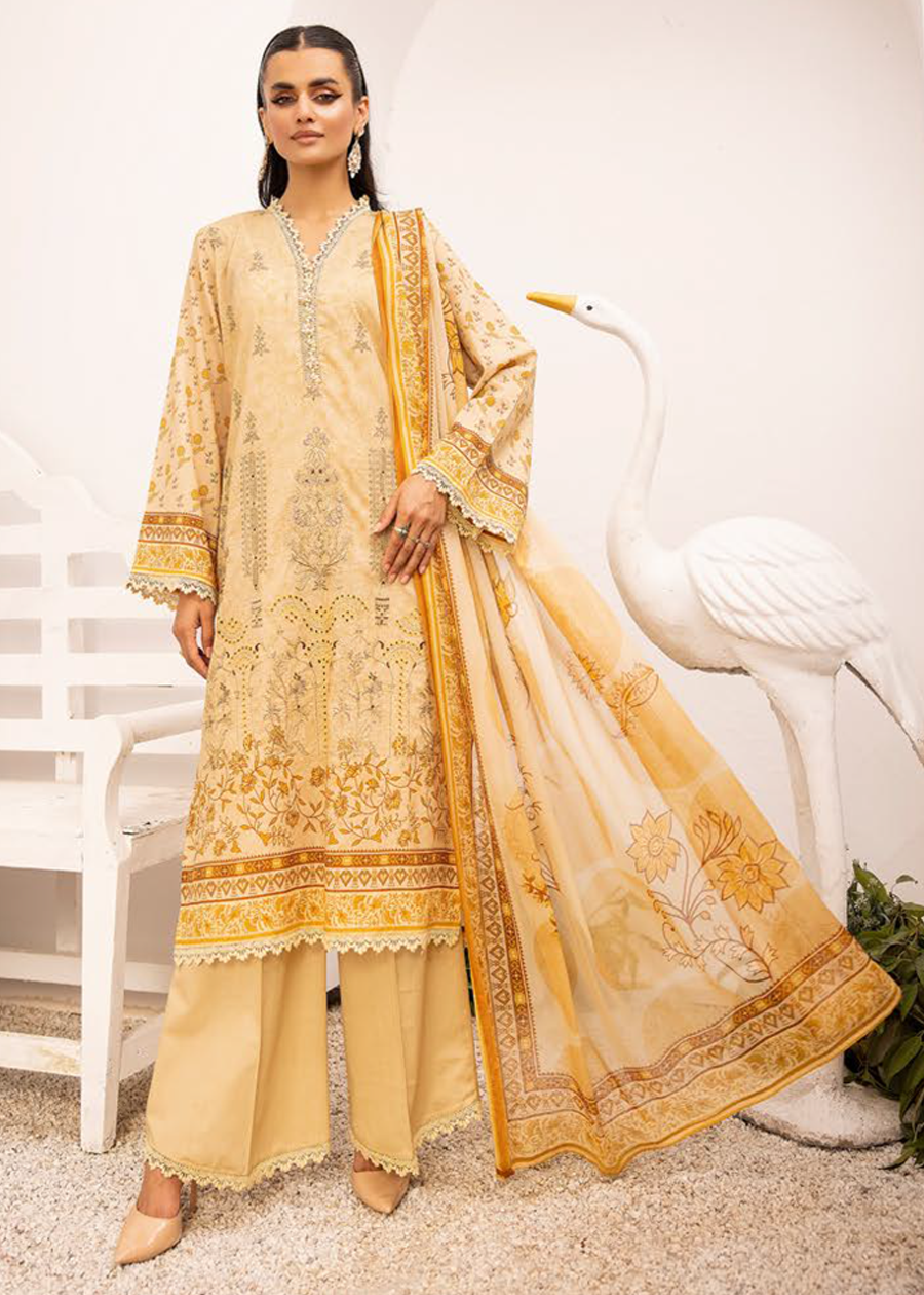 ZARTAJ DIGITAL PRINT EMBROIDERED D-561