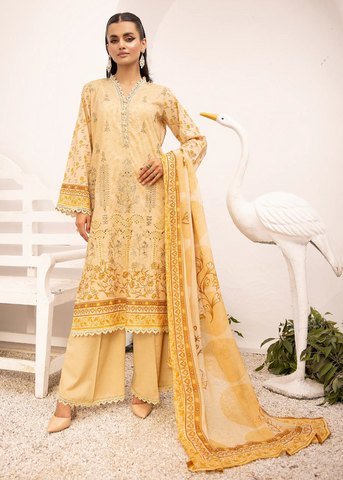 ZARTAJ DIGITAL PRINT EMBROIDERED D-561