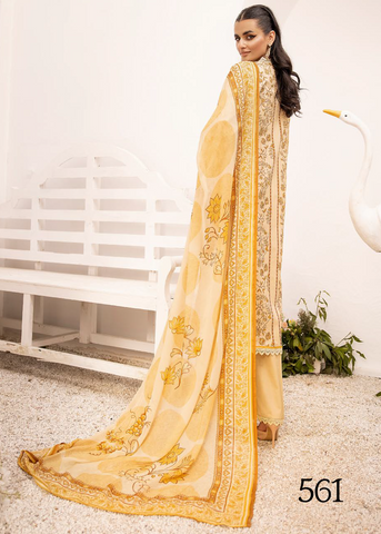 ZARTAJ DIGITAL PRINT EMBROIDERED D-561