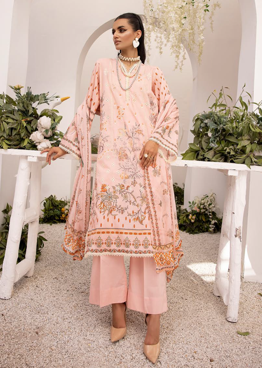 ZARTAJ DIGITAL PRINT EMBROIDERED D-562