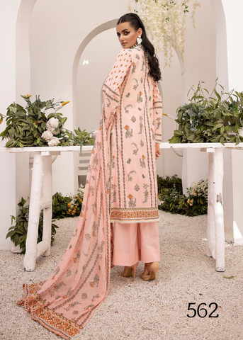 ZARTAJ DIGITAL PRINT EMBROIDERED D-562