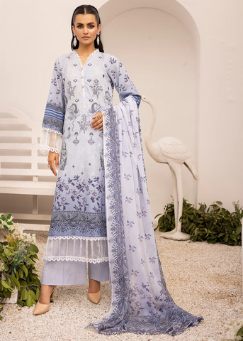 ZARTAJ DIGITAL PRINT EMBROIDERED D-563