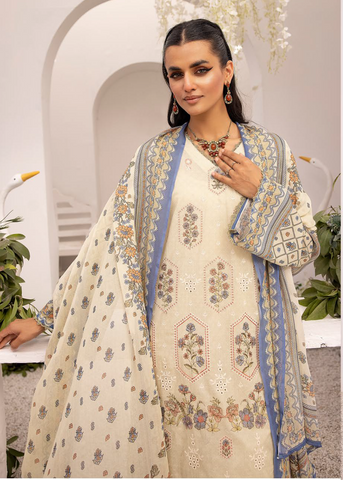 ZARTAJ DIGITAL PRINT EMBROIDERED D-564