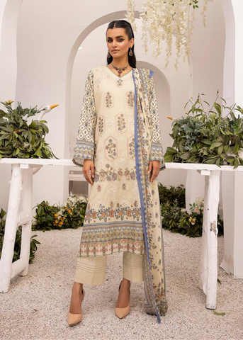 ZARTAJ DIGITAL PRINT EMBROIDERED D-564