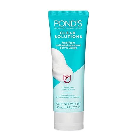 PONDS CLEAR SOLUTIONS FACIAL FOAM 50ML