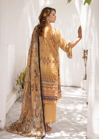 HEER BY SHAISTA DIGITAL PRIN EMBROIDERED D-644