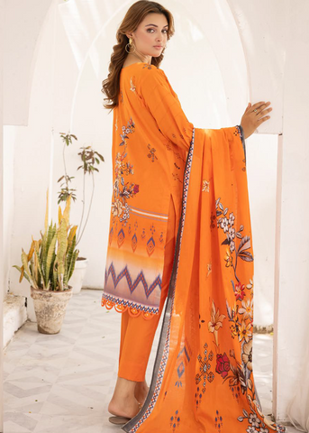 HEER BY SHAISTA DIGITAL PRIN EMBROIDERED D-646