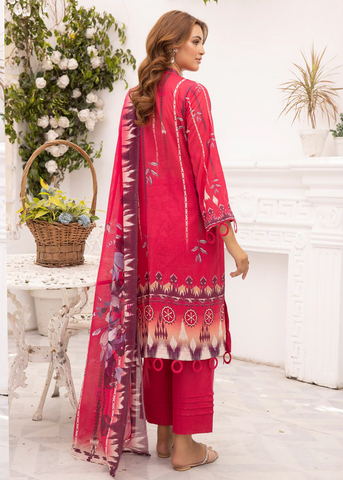 HEER BY SHAISTA DIGITAL PRIN EMBROIDERED D-648