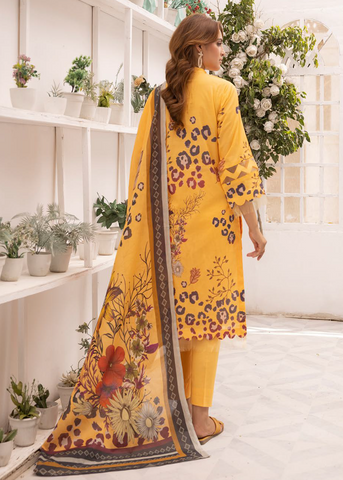 HEER BY SHAISTA DIGITAL PRIN EMBROIDERED D-653