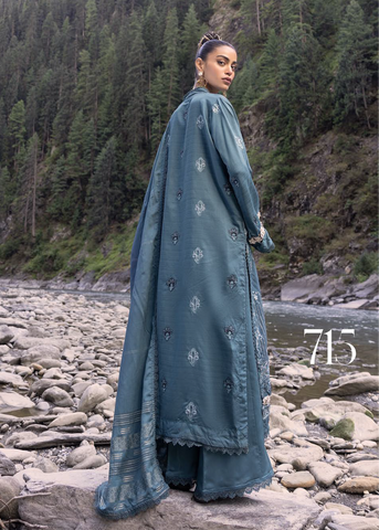 SHAISTA EXECTIVE VISCOSE EMBROIDERED COLLECTION D-715