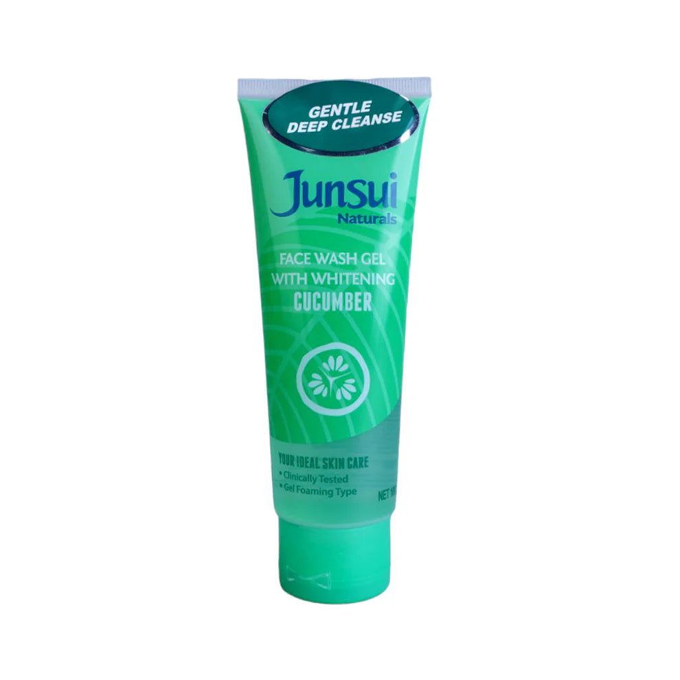 JUNSUI NATURALS FACE WASH GEL WITH WHITENING CUCUMBER 100ML