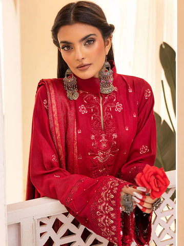 SHAISTA PEACH EMBROIDERED COLLECTION D-790