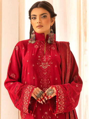 SHAISTA PEACH EMBROIDERED COLLECTION D-790