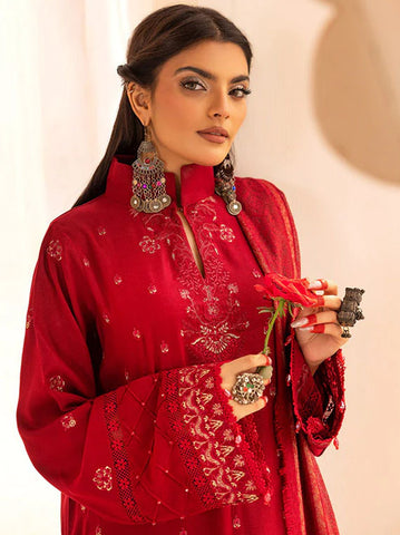 SHAISTA PEACH EMBROIDERED COLLECTION D-790