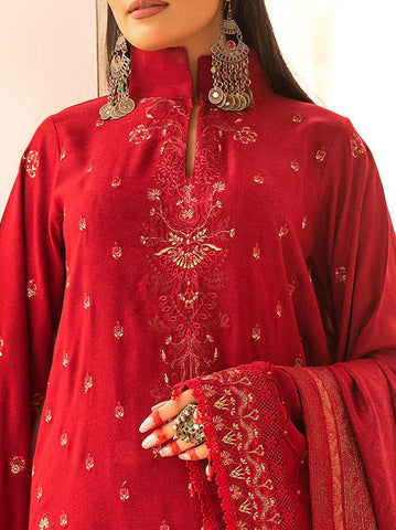 SHAISTA PEACH EMBROIDERED COLLECTION D-790