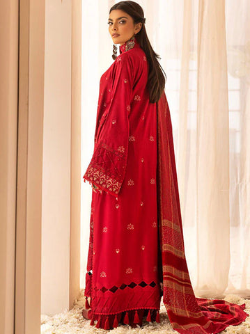 SHAISTA PEACH EMBROIDERED COLLECTION D-790