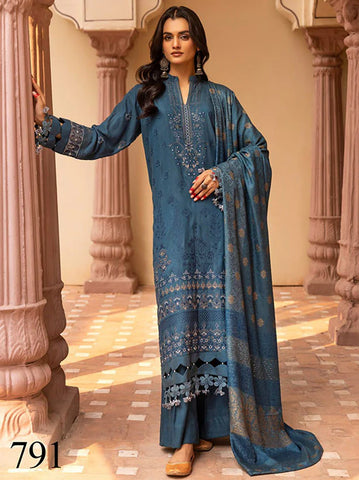 SHAISTA PEACH EMBROIDERED COLLECTION D-791