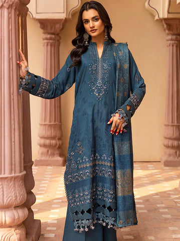 SHAISTA PEACH EMBROIDERED COLLECTION D-791