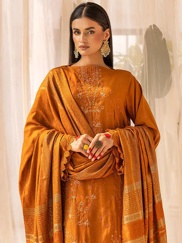 SHAISTA PEACH EMBROIDERED COLLECTION D-795