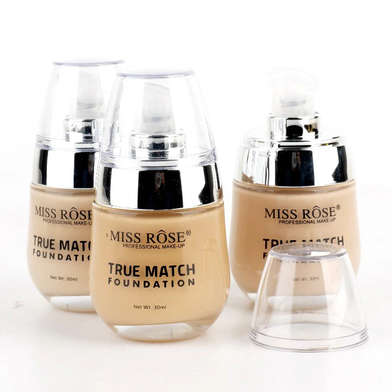 MISS ROSE TRUE MATCH FOUNDATION 30ML