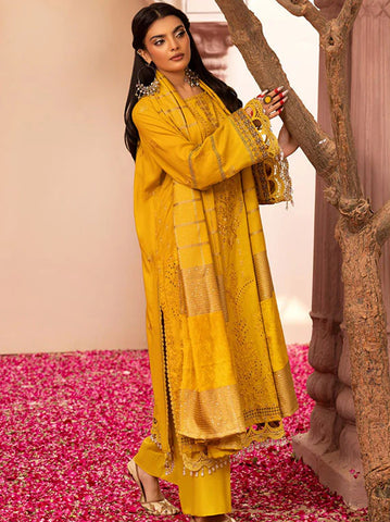 SHAISTA PEACH EMBROIDERED COLLECTION D-799