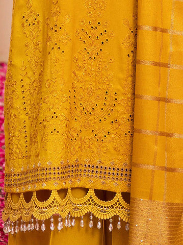 SHAISTA PEACH EMBROIDERED COLLECTION D-799