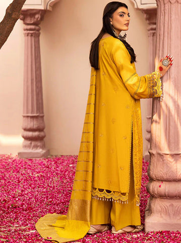 SHAISTA PEACH EMBROIDERED COLLECTION D-799