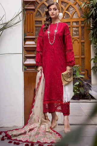 MUSCARI SATIN EMBROIDERED COLLECTION -MSEC-880