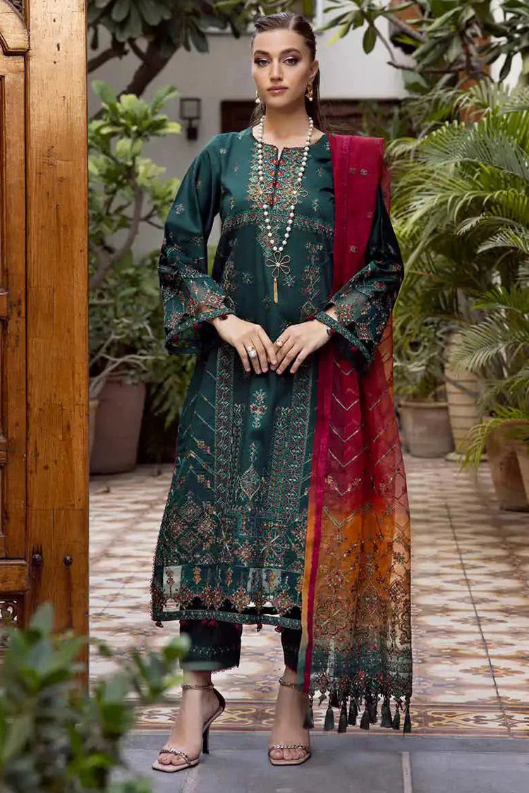 MUSCARI SATIN EMBROIDERED COLLECTION -MSEC-881