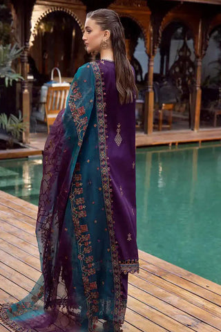 MUSCARI SATIN EMBROIDERED COLLECTION -MSEC-882