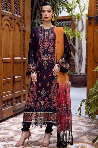 MUSCARI SATIN EMBROIDERED COLLECTION -MSEC-883