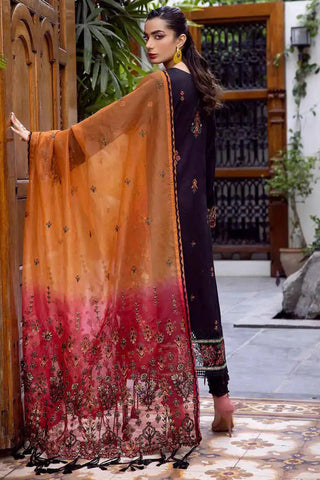 MUSCARI SATIN EMBROIDERED COLLECTION -MSEC-883