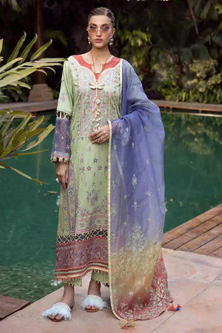 MUSCARI SATIN EMBROIDERED COLLECTION -MSEC-884