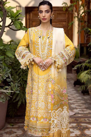 MUSCARI SATIN EMBROIDERED COLLECTION -MSEC-885