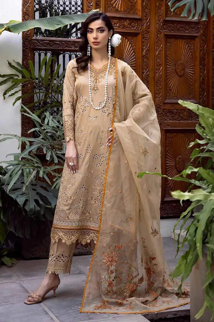 MUSCARI SATIN EMBROIDERED COLLECTION -MSEC-886
