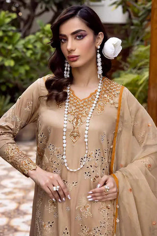MUSCARI SATIN EMBROIDERED COLLECTION -MSEC-886