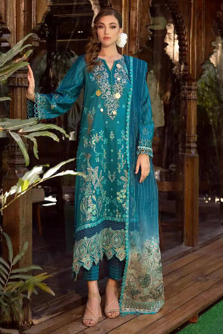 MUSCARI SATIN EMBROIDERED COLLECTION -MSEC-890