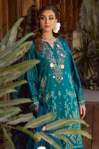 MUSCARI SATIN EMBROIDERED COLLECTION -MSEC-890