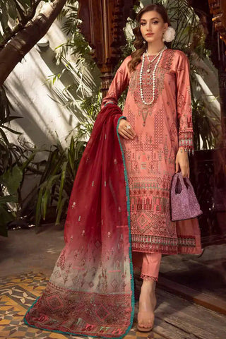 MUSCARI SATIN EMBROIDERED COLLECTION -MSEC-891
