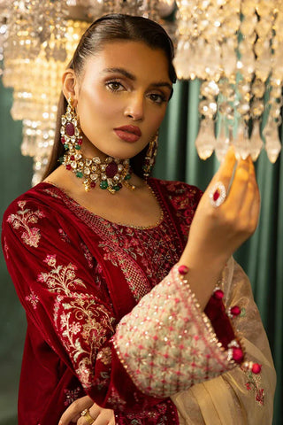 SHAISTA EMBROIDERED VELVET COLLECTION D-779